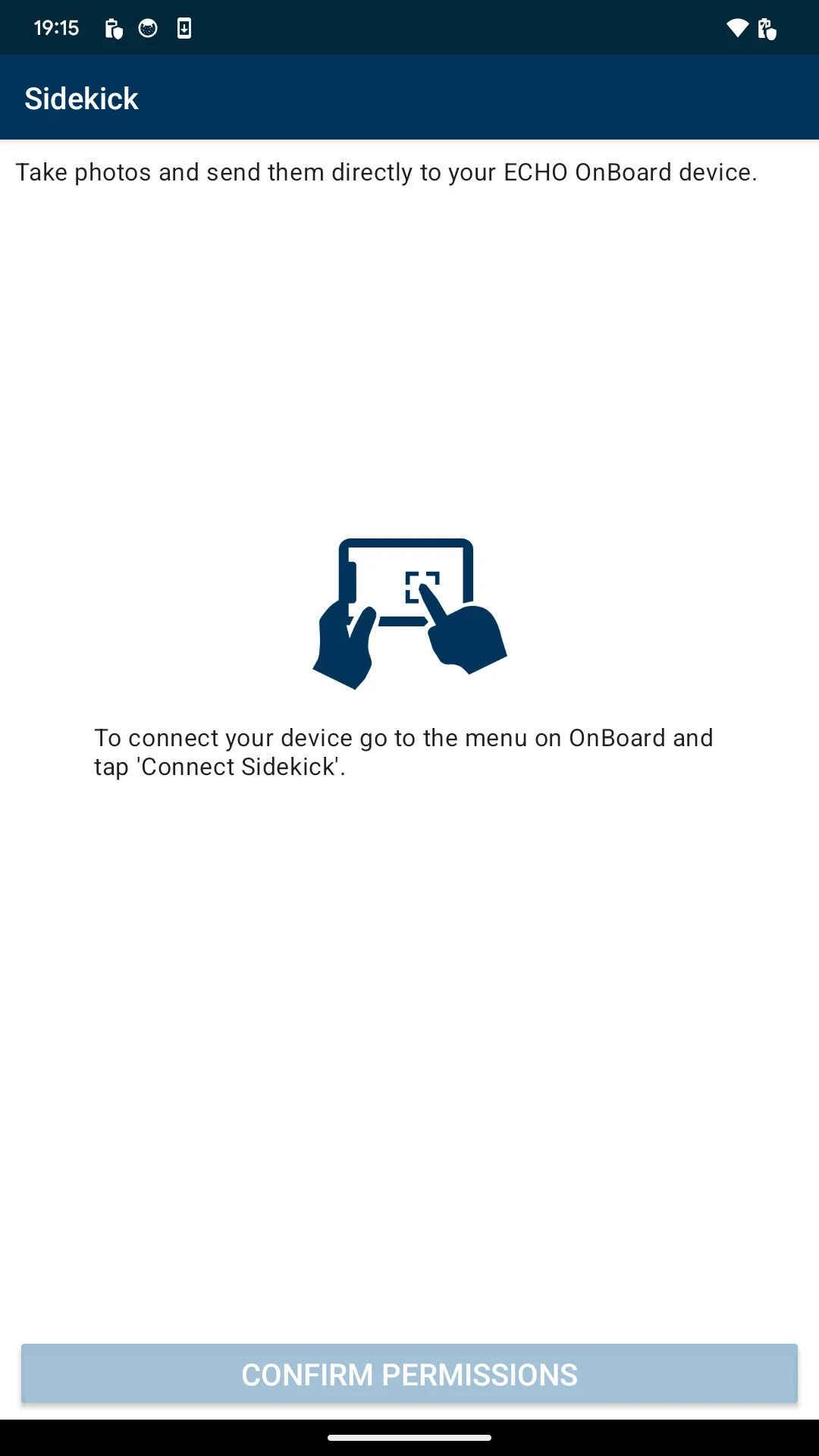 ECHO Sidekick screenshot